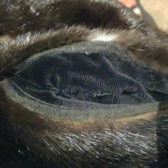 Reversible, Ranch Mink/Water Repellant Nylon Coat - Picture 6 of 9